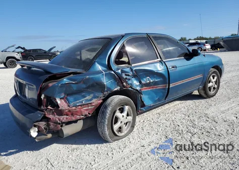 2000 Nissan Sentra Base z USA, uszkodzony, nr VIN 3N1CB51DXYL325620